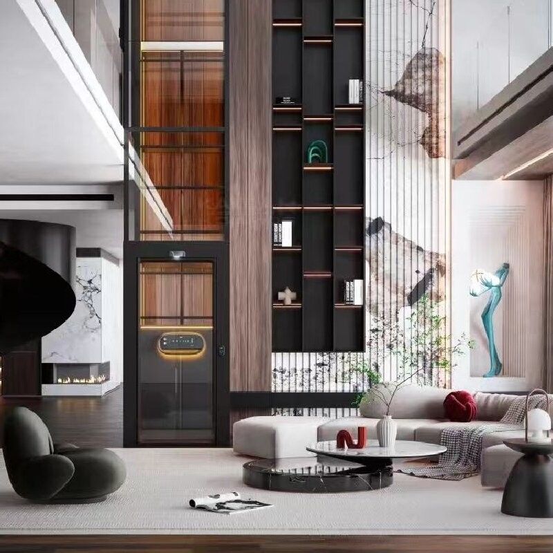 1-2 osoby windy z napędem śrubowym windy wnętrza z napędem śrubowym