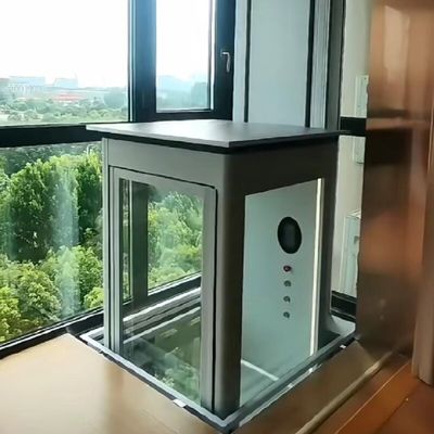 Podłogi marmurowe Hydrauliczne windy domowe Panel LED Kompaktowe windy domowe