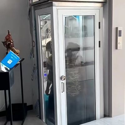 5 przystanków Hydraulic Residential Lift 0.25M/S Residential Hydraulic Elevator