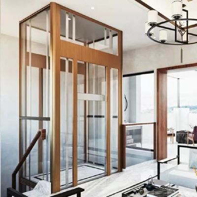 Jednopasowy hydrauliczny windy domowe ¥ 14,5 m, 5 przystanków, bez dziury