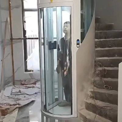 Winda specjalna z napędem bez przekładni wysokość 14,5 m Małe windy