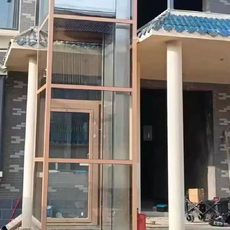 Winda hydrauliczna w kabinie 304 ze stali nierdzewnej 5 pięter, konstrukcja bez dziury